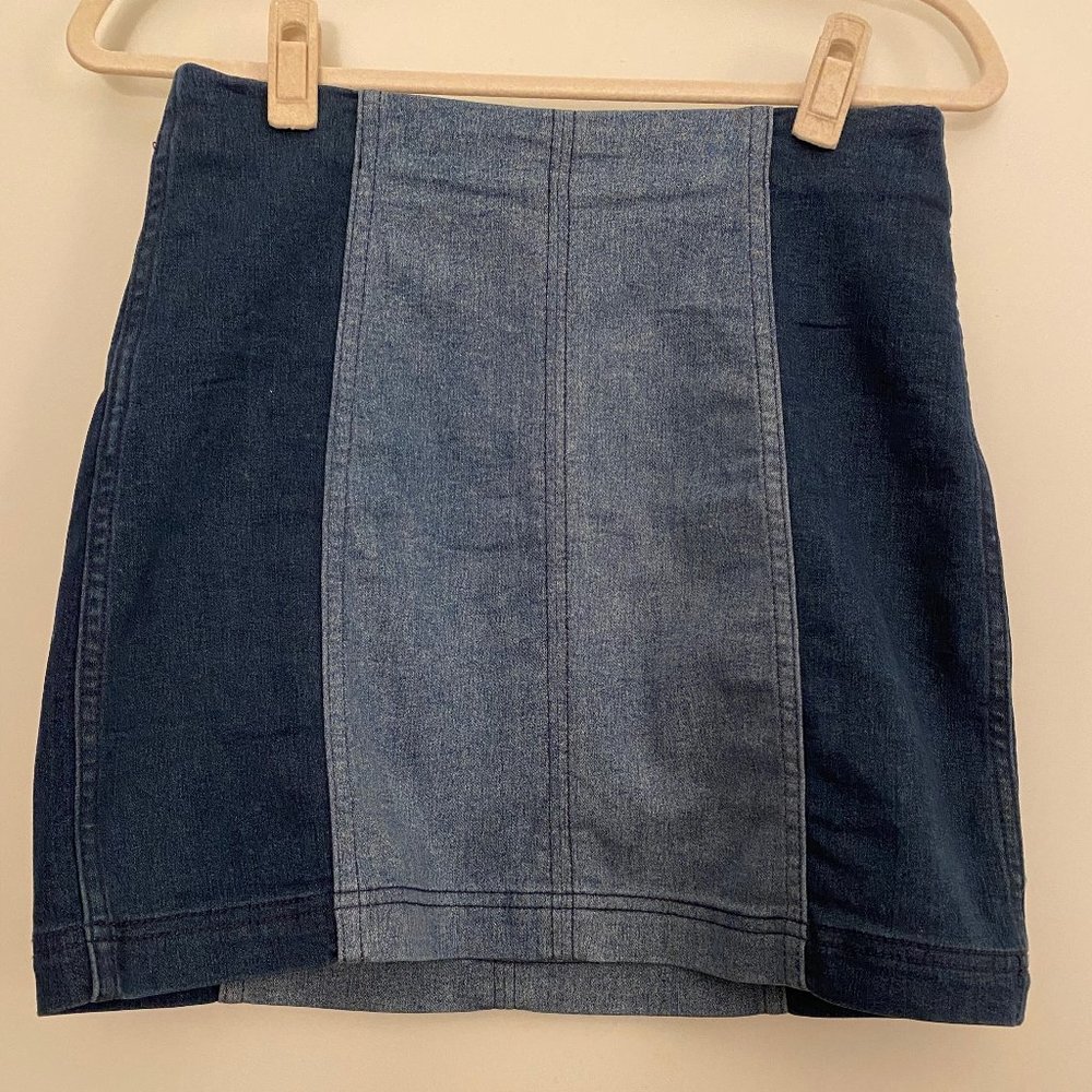 Free People Blue Skirt